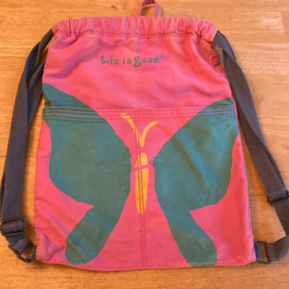 Life is good backpack canvas used - Picture 1 of 9